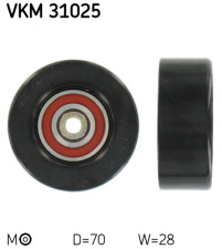 VKM 31025 Napínacia kladka rebrovaného klinového remeňa SKF