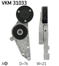 VKM 31033 Napínacia kladka rebrovaného klinového remeňa SKF