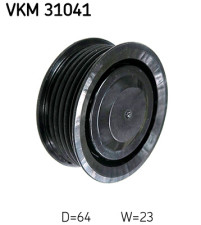 VKM 31041 Vratná/vodiaca kladka rebrovaného klinového remeňa SKF