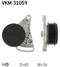 VKM 31059 Napínacia kladka rebrovaného klinového remeňa SKF