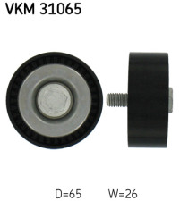 VKM 31065 Vratná/vodiaca kladka rebrovaného klinového remeňa SKF