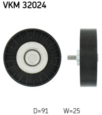 VKM 32024 Vratná/vodiaca kladka rebrovaného klinového remeňa SKF