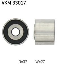 VKM 33017 Vratná/vodiaca kladka rebrovaného klinového remeňa SKF