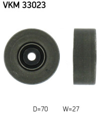 VKM 33023 Vratná/vodiaca kladka rebrovaného klinového remeňa SKF