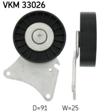 VKM 33026 Vratná/vodiaca kladka rebrovaného klinového remeňa SKF
