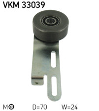 VKM 33039 Napínacia kladka rebrovaného klinového remeňa SKF
