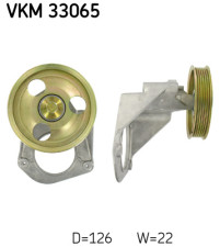 VKM 33065 Vratná/vodiaca kladka rebrovaného klinového remeňa SKF