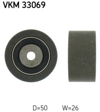 VKM 33069 Vratná/vodiaca kladka rebrovaného klinového remeňa SKF