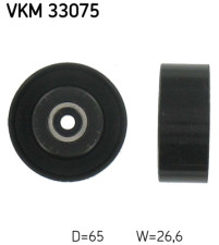 VKM 33075 Vratná/vodiaca kladka rebrovaného klinového remeňa SKF