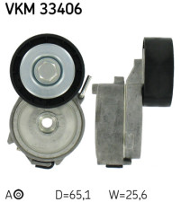VKM 33406 Napínacia kladka rebrovaného klinového remeňa SKF
