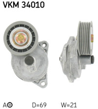 VKM 34010 Napínacia kladka rebrovaného klinového remeňa SKF
