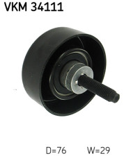 VKM 34111 Vratná/vodiaca kladka rebrovaného klinového remeňa SKF