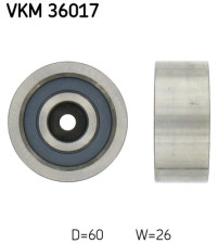 VKM 36017 Vratná/vodiaca kladka rebrovaného klinového remeňa SKF