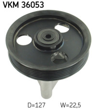 VKM 36053 Vratná/vodiaca kladka rebrovaného klinového remeňa SKF