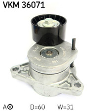 VKM 36071 Napínacia kladka rebrovaného klinového remeňa SKF