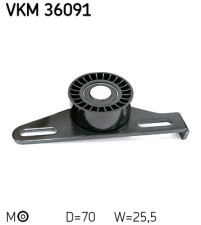 VKM 36091 Napínacia kladka rebrovaného klinového remeňa SKF