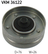 VKM 36122 Vratná/vodiaca kladka rebrovaného klinového remeňa SKF