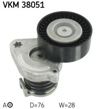 VKM 38051 Napínacia kladka rebrovaného klinového remeňa SKF