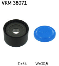 VKM 38071 Vratná/vodiaca kladka rebrovaného klinového remeňa SKF