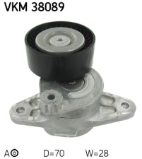 VKM 38089 Napínacia kladka rebrovaného klinového remeňa SKF