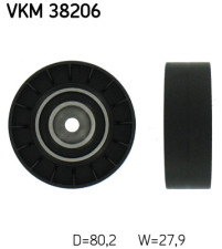 VKM 38206 Vratná/vodiaca kladka rebrovaného klinového remeňa SKF