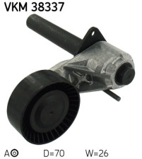 VKM 38337 Napínacia kladka rebrovaného klinového remeňa SKF