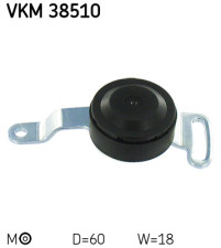VKM 38510 Napínacia kladka rebrovaného klinového remeňa SKF