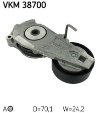 VKM 38700 Napínacia kladka rebrovaného klinového remeňa SKF