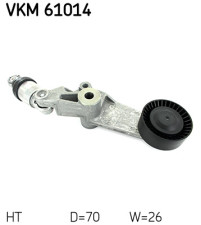 VKM 61014 Napínacia kladka rebrovaného klinového remeňa SKF