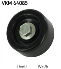 VKM 64085 Vratná/vodiaca kladka rebrovaného klinového remeňa SKF