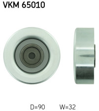VKM 65010 Vratná/vodiaca kladka rebrovaného klinového remeňa SKF