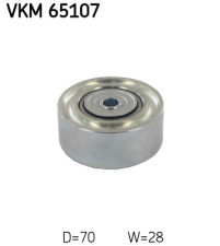 VKM 65107 Vratná/vodiaca kladka rebrovaného klinového remeňa SKF