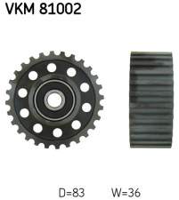 VKM 81002 Obehová/vodiaca kladka ozubeného remeňa SKF