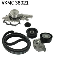 VKMC 38021 Vodní pumpa + klinový żebrový řemen SKF