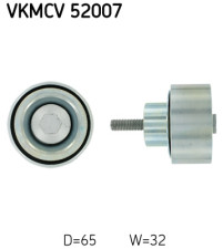 VKMCV 52007 Vratná/vodiaca kladka rebrovaného klinového remeňa SKF