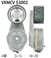 VKMCV 53001 Napínacia kladka rebrovaného klinového remeňa SKF