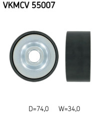 VKMCV 55007 Vratná/vodiaca kladka rebrovaného klinového remeňa SKF