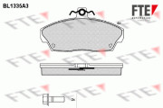 9010123 Sada brzdových platničiek kotúčovej brzdy FTE