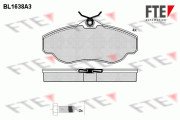 9010259 Sada brzdových platničiek kotúčovej brzdy FTE