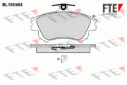 9010298 Sada brzdových platničiek kotúčovej brzdy FTE