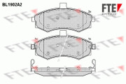 9010491 Sada brzdových platničiek kotúčovej brzdy FTE