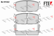 BL1915A2 Sada brzdových platničiek kotúčovej brzdy FTE
