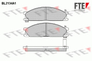 BL2134A1 Sada brzdových platničiek kotúčovej brzdy FTE