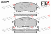 BL2396A1 Sada brzdových platničiek kotúčovej brzdy FTE