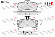 BL2747A1 Sada brzdových platničiek kotúčovej brzdy FTE