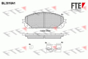 BL2810A1 Sada brzdových platničiek kotúčovej brzdy FTE