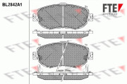 BL2842A1 Sada brzdových platničiek kotúčovej brzdy FTE