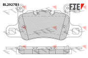 BL2927B1 Sada brzdových platničiek kotúčovej brzdy FTE