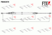 FBS02078 żażné lanko parkovacej brzdy FTE