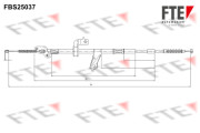 FBS25037 żażné lanko parkovacej brzdy FTE